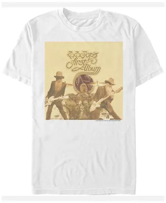 Fifth Sun Zz Top Men's First Album Cover Short Sleeve T-Shirt