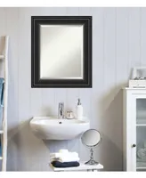 Amanti Art Ridge Framed Bathroom Vanity Wall Mirror