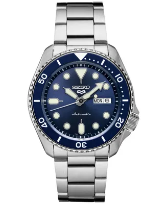 Seiko Men's Automatic 5 Sports Stainless Steel Bracelet Watch 42.5mm