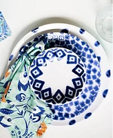 Vietri Santorini Dot Dinner Plate