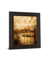 Classy Art Venezia Sunset Ii by Thompson Framed Print Wall Art, 22" x 26"