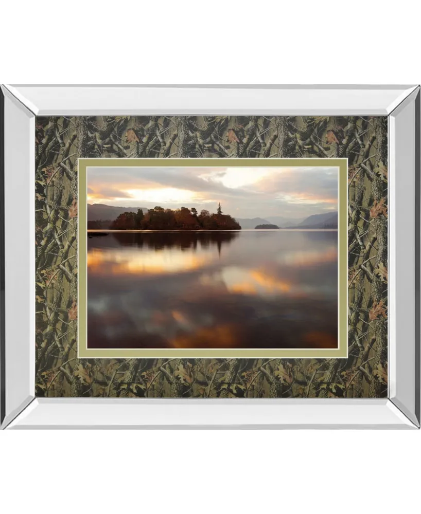 Classy Art Golden Lake by Peter Adams Mirror Framed Print Wall Art