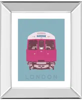 Classy Art London Transport 3 by Ben James Mirror Framed Print Wall Art, 22" x 26"
