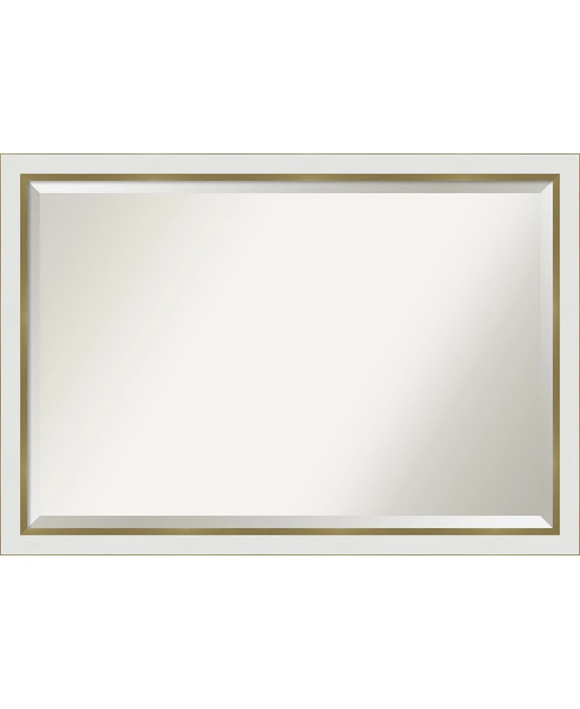 Amanti Art Eva Gold-tone Framed Bathroom Vanity Wall Mirror