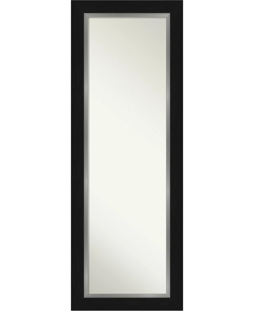 Amanti Art Eva Silver-tone on The Door Full Length Mirror