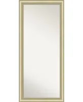 Amanti Art Textured Light Gold-tone Framed Floor/Leaner Full Length Mirror, 29" x 65"