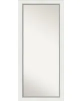 Amanti Art Eva Silver-tone Framed Floor/Leaner Full Length Mirror, 29.25" x 65.25"