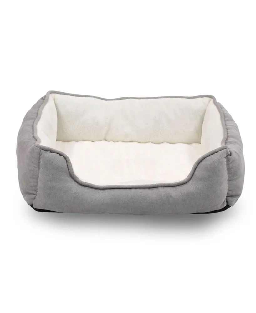 Happycare Textiles Orthopedic Rectangle Bolster Pet Bed