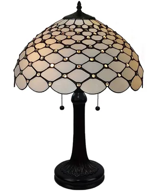 Amora Lighting Tiffany Style Chandelle Table Lamp