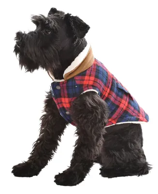 Parisian Pet Scottish Plaid Dog Jacket