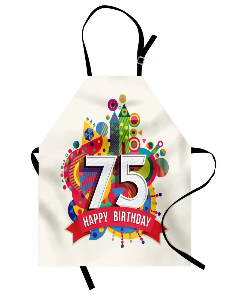 Ambesonne 75th Birthday Apron