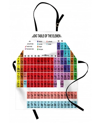 Ambesonne Periodic Table Apron