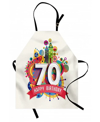 Ambesonne 70th Birthday Apron