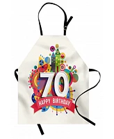 Ambesonne 70th Birthday Apron