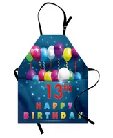 Ambesonne 13th Birthday Apron