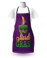 Ambesonne Mardi Gras Apron