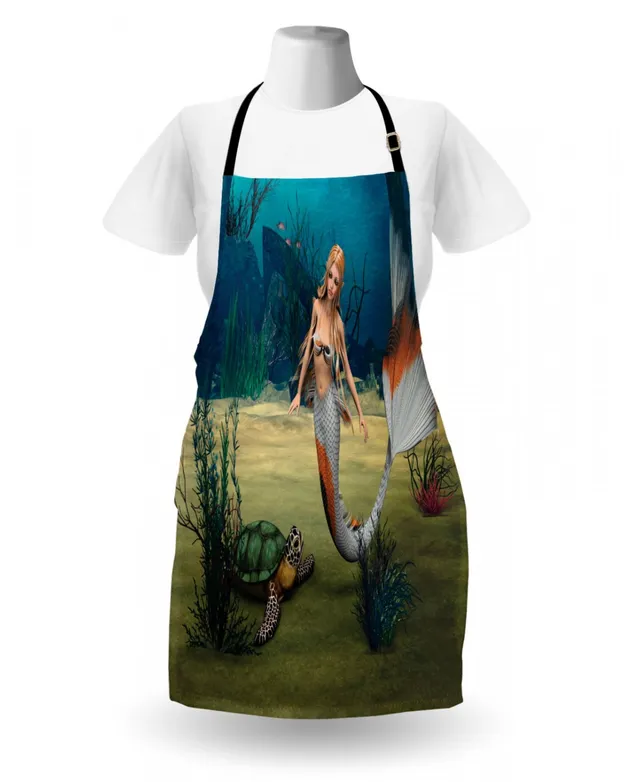 Ambesonne Mermaid Apron