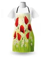 Ambesonne Poppy Apron