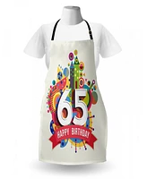 Ambesonne 65th Birthday Apron