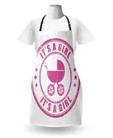 Ambesonne Gender Reveal Apron