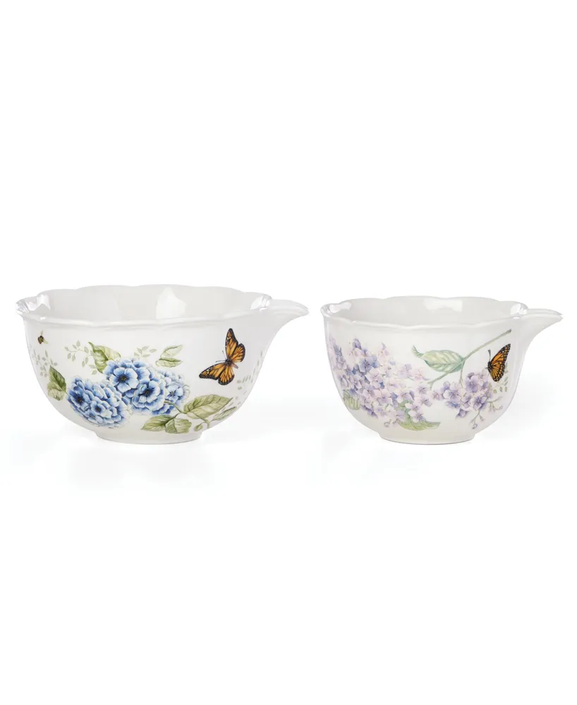 Lenox Butterfly Meadow Kitchen Set/2 Mixing Bowls, Created for Macy's
