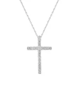 241 Wear It Both Ways Diamond Cross Pendant Necklace (1/2 ct. t.w.) in 14k White Gold