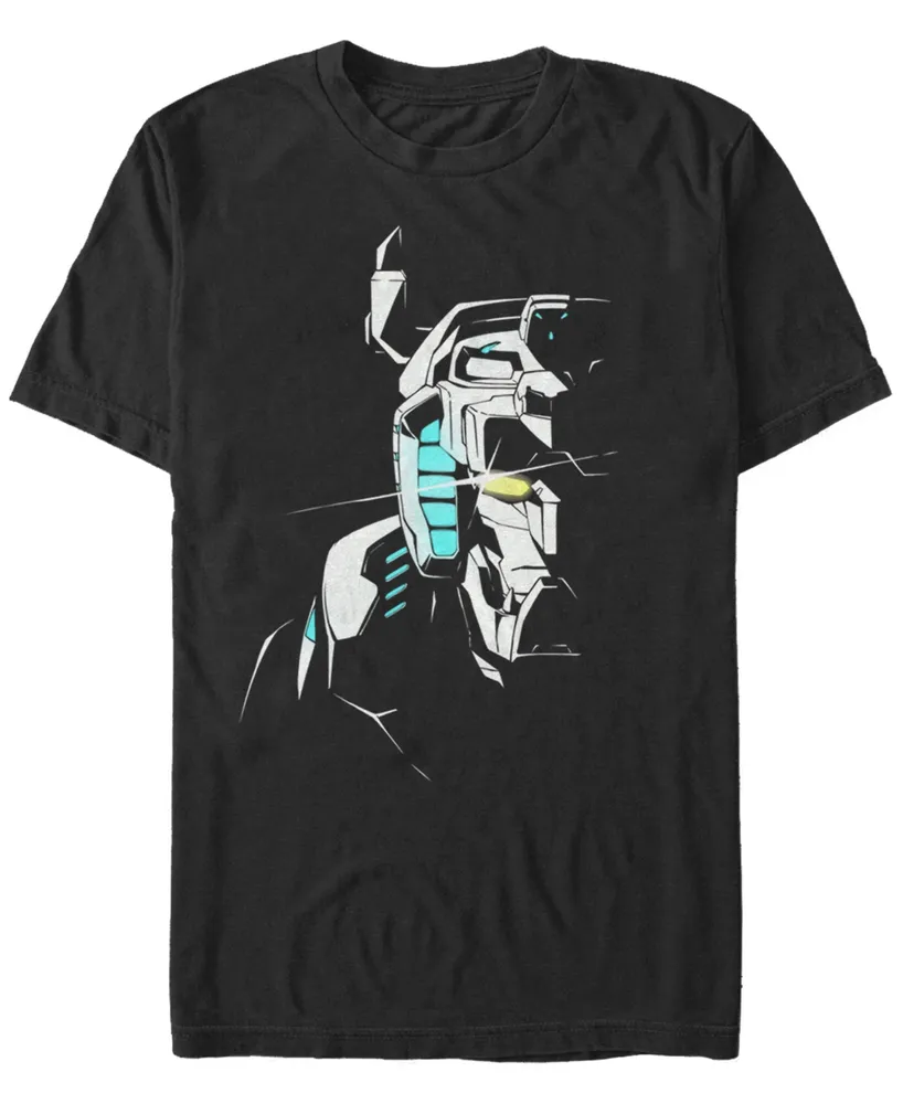 Voltron Legendary Defender Men's Half Big Face Short Sleeve T-Shirt