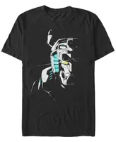 Voltron Legendary Defender Men's Half Big Face Short Sleeve T-Shirt