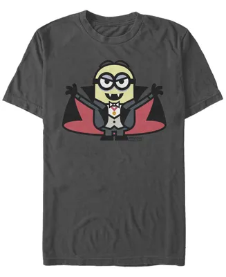 Despicable Me Men's Minions Dracula Halloween Monster Short Sleeve T-Shirt