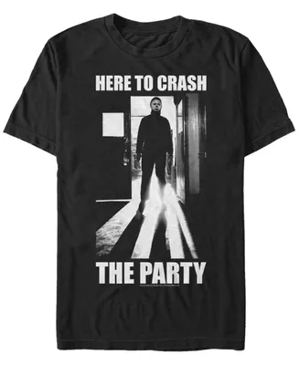 Halloween 2 Men's Michael Myers Here To Crash the Party Short Sleeve T-Shirt