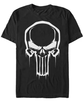 Marvel Men's Punisher Dripping Skull Logo Costume Short Sleeve T-Shirt
