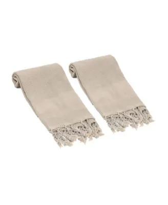 Terra Turkish Towel Set - Olive and Linen