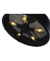 Cwi Lighting Tigris 5 Light Flush Mount