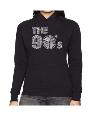 La Pop Art Women's Word Hooded Sweatshirt -90S
