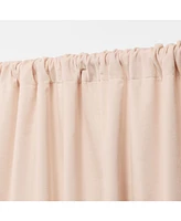 Lauren Ralph Lauren Velvety Room Darkening Back Tab Rod Pocket Curtain Panel, 52" x 96"