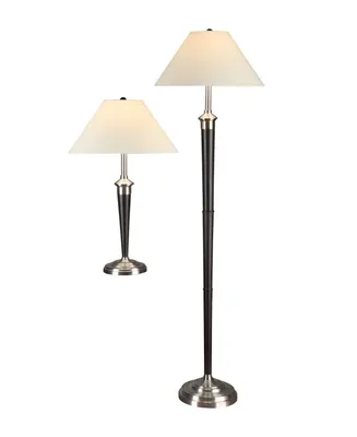 Artiva Usa 2-Piece Classic Cordinates Table and Floor Lamp