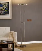 Artiva Usa Luciano 72" Led 40W Torchiere Floor Lamp Touch Dimmer