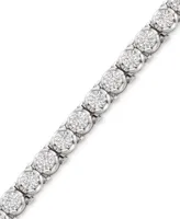 Wrapped in Love Diamond Tennis Bracelet (1 ct. t.w.) in Sterling Silver, Created for Macy's