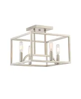 Designers Fountain Uptown 4 Light Semi-Flush