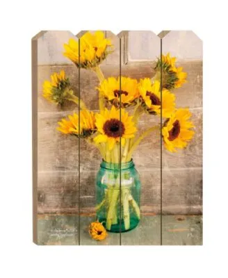 Trendy Decor 4u Country Sunflowers By Anthony Smith Printed Wall Art Collection
