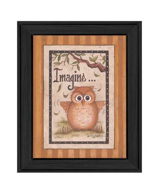 Trendy Decor 4U Imagine By Mary June, Printed Wall Art, Ready to hang, Black Frame, 14" x 18"