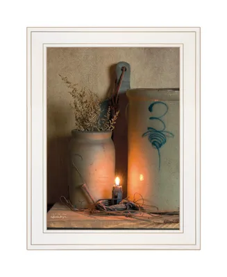 Trendy Decor 4U No. 3 Bee Sting on a crock by SUSAn Boyer, Ready to hang Framed Print, Frame