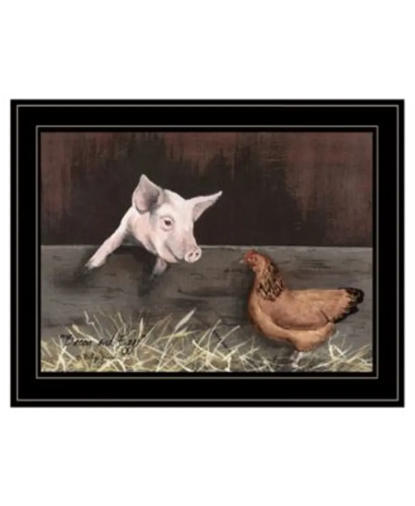 Trendy Decor 4u Bacon Eggs By Billy Jacobs Ready To Hang Framed Print Collection