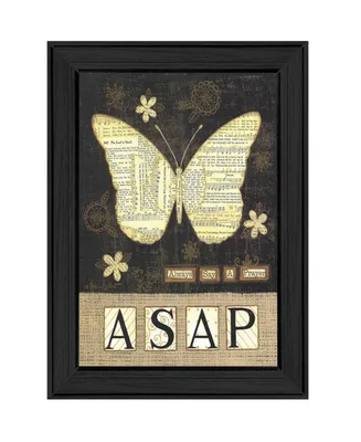 Trendy Decor 4U Always Say a Prayer By Annie LaPoint, Printed Wall Art, Ready to hang, Black Frame