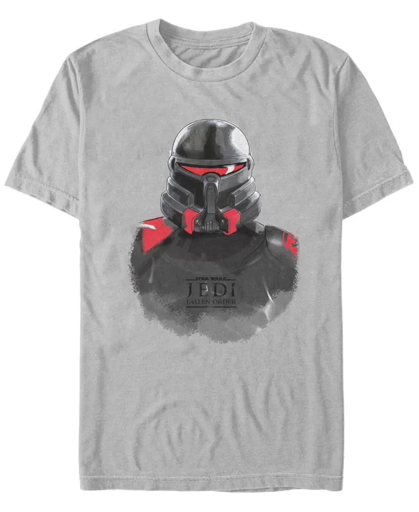 Star Wars Men's Jedi Fallen Order Purge Trooper Portrait Sketch T-shirt