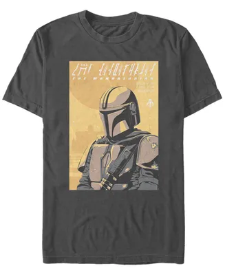 Star Wars Men's Mandalorian Artsy Poster T-shirt