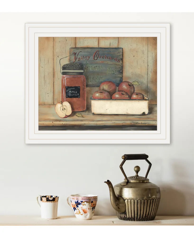 Trendy Decor 4U Apple Butter by Pam Britton, Ready to hang Framed print, Frame