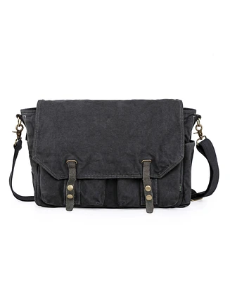 Tsd Brand Coastal Canvas Messenger Bag