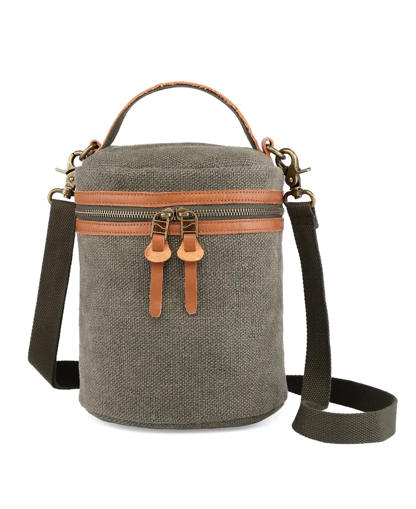 Tsd Brand Pine Hill Canvas Bucket Bag