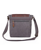 Tsd Brand Turtle Ridge 4-Pocket Canvas Crossbody Bag